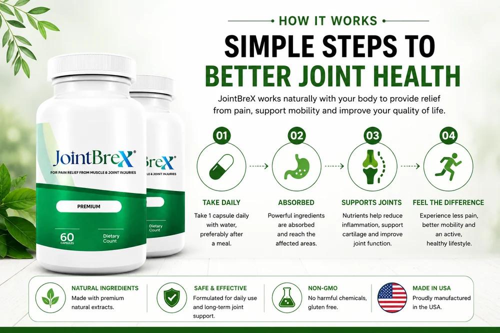 JointBrex joint comfort and mobility support capsules